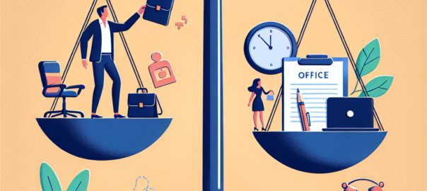 Een ondernemer die ontspannen werkt aan een laptop, omringd door planten en persoonlijke spullen, symboliseert werk-privébal